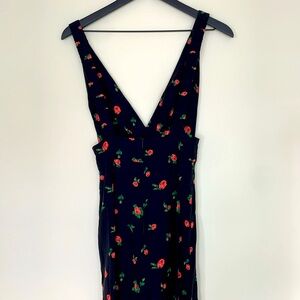 ASOS Black Floral Maxi Dress